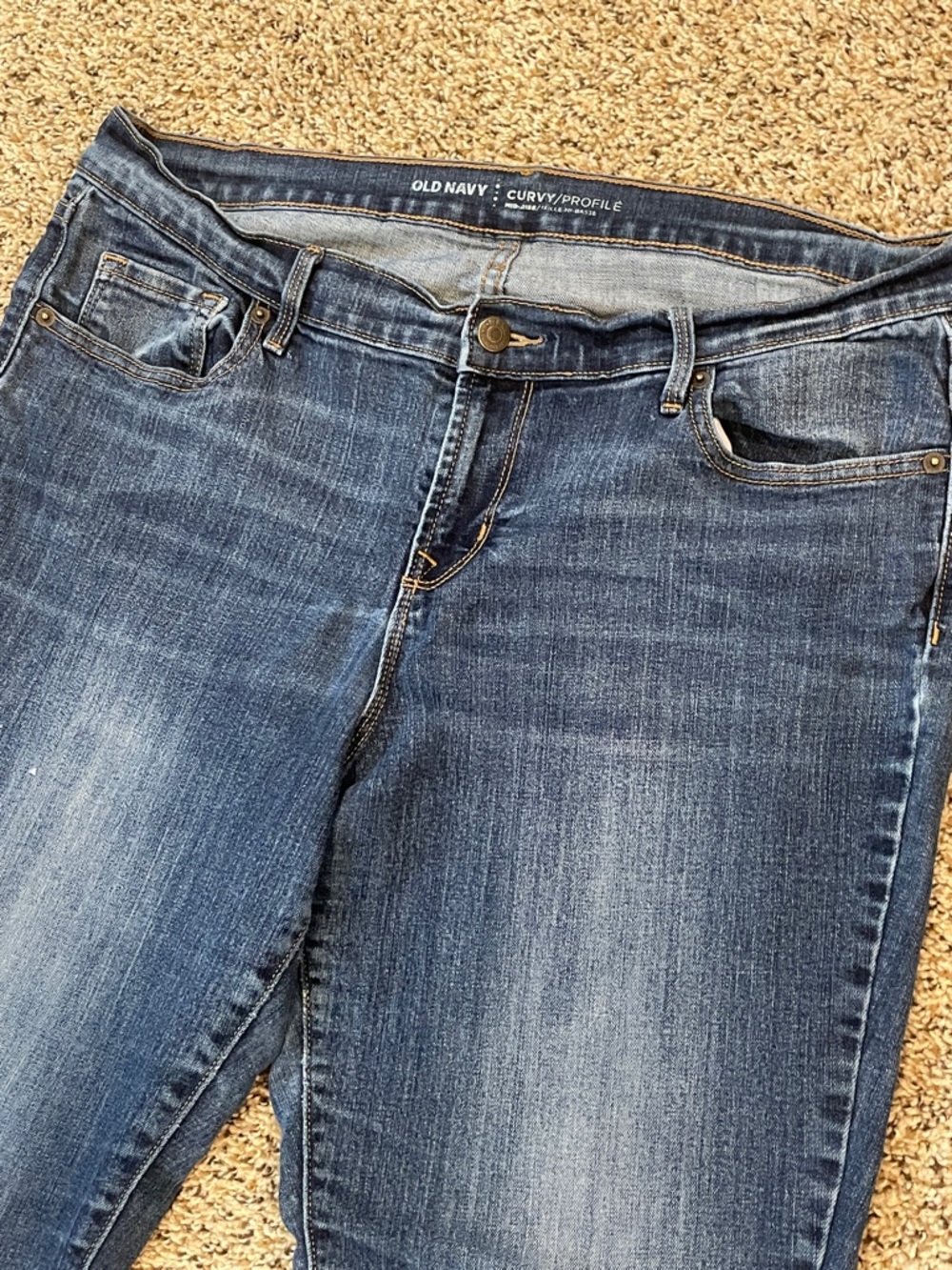 Old Navy Curvy Profile Women's Blue Jeans